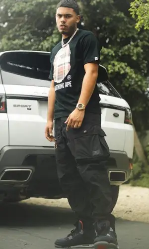 Myke Towers wearing Jordan other
