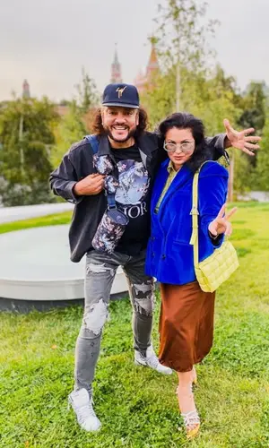 Филипп Киркоров wearing Giuseppe Zanotti cap