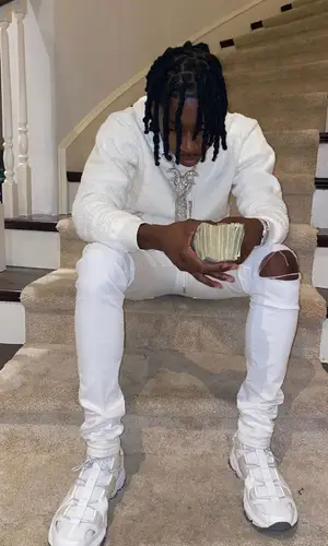Polo G wearing Dior sandal