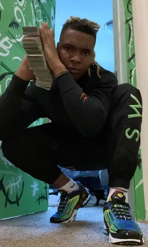 Lil Keed wearing Nike hoody