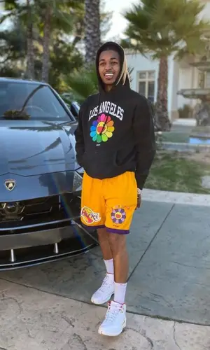 DDG wearing Supreme sock