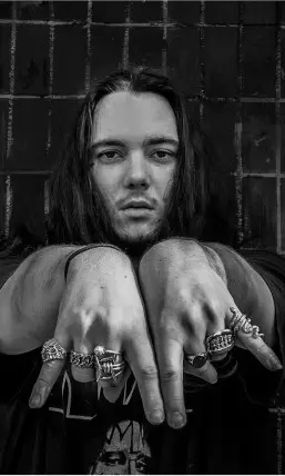 White Punk wearing ASHER NEY jewelry