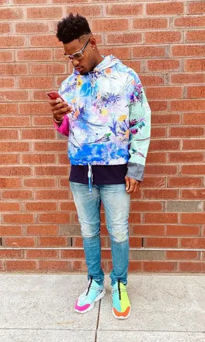 JuJu wearing Oakley eyewear