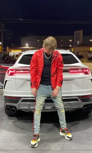 Murda Beatz wearing Stone Island jacket