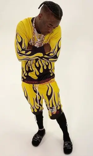 Lil Uzi Vert wearing Gnarcotic jersey
