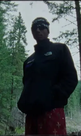 Night Lovell wearing Supreme shorts