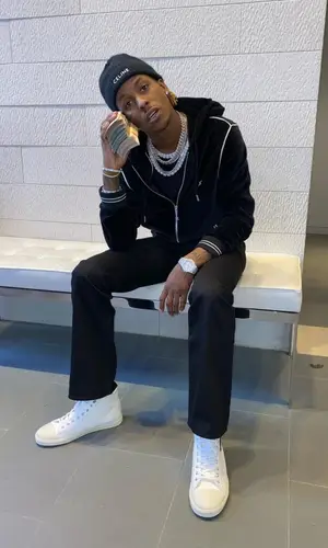Rich The Kid wearing Celine sweatshirt