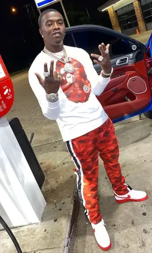 Bankroll Freddie wearing Bape top