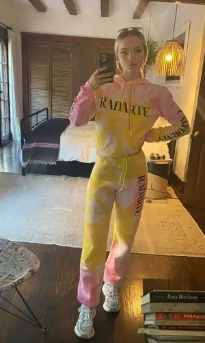 Dove Cameron wearing RODARTE pants