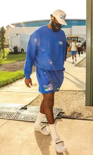 LeBron James wearing Madhappy cap