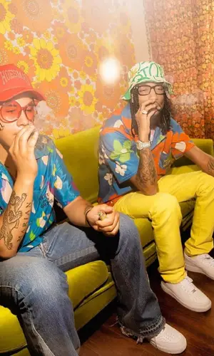 PnB Rock wearing Gallery Dept. shirt