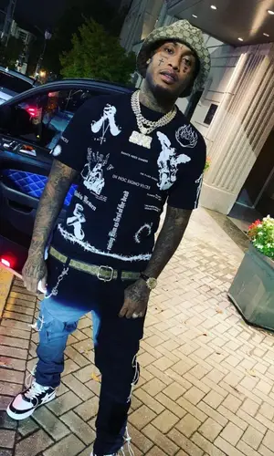 Southside wearing Gucci belt