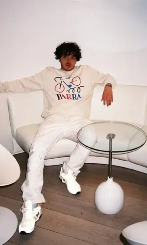 Jack Harlow wearing Whensmokeclears pants