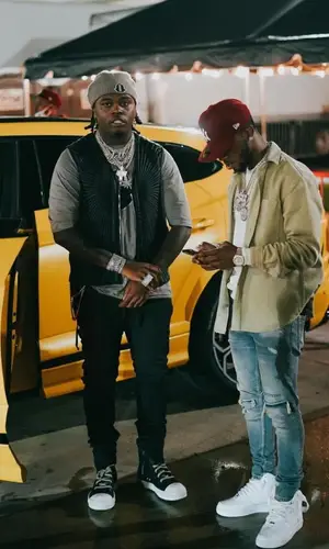 Gunna wearing Rick Owens top