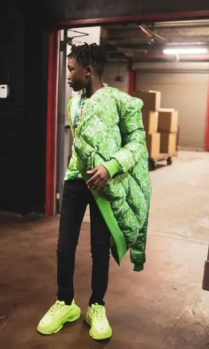 YNW BSlime wearing SoleBoy jacket
