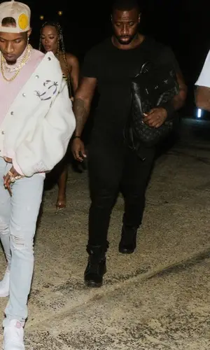 Tory Lanez wearing GCDS jacket