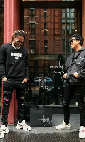 Future wearing Givenchy sweatshirt