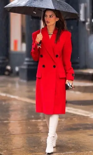 Emily Ratajkowski wearing Proenza Schouler boots