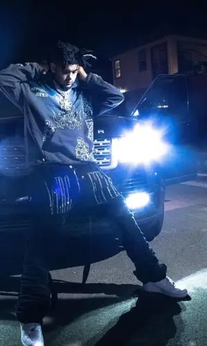 Smokepurpp wearing Nike other
