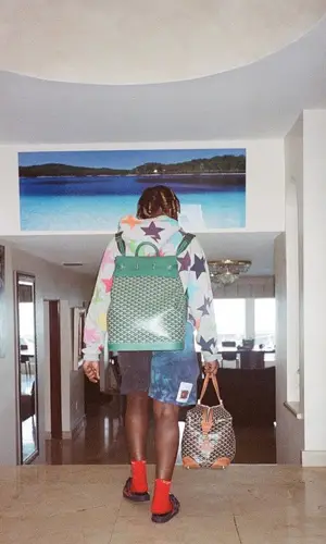 Don Toliver wearing Bape hoody