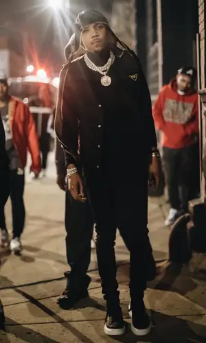 G Herbo wearing Prada other