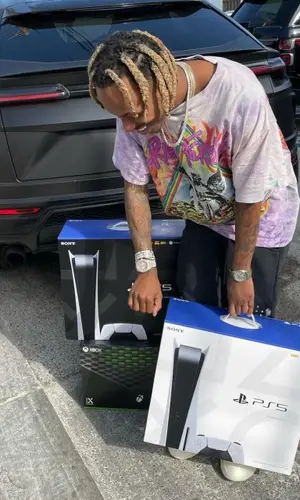 Rich The Kid wearing PlayStation other