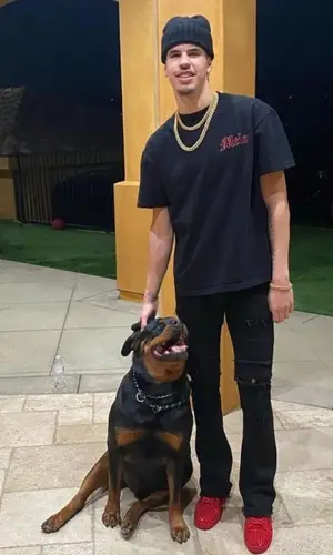LaMelo Ball wearing Valabasas pants