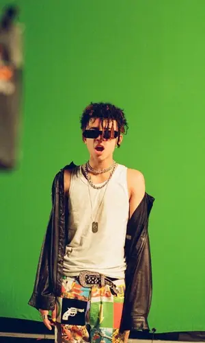 Iann Dior wearing Akila eyewear