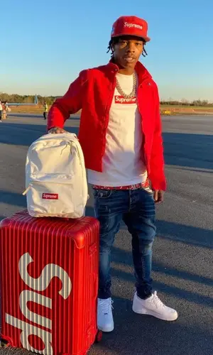 Lil Baby wearing Supreme other