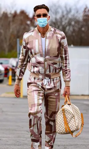 Travis Kelce wearing Louis Vuitton eyewear