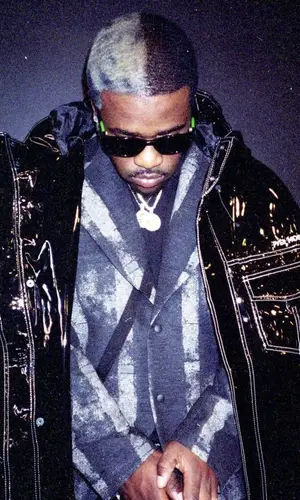ASAP Ferg wearing Pyer Moss jacket