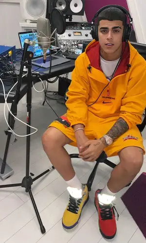 Lunay wearing Supreme jacket