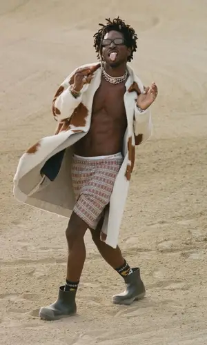 Saint JHN wearing Bonnie Clyde eyewear