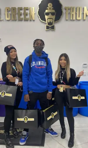 Lil Tjay wearing Custom other