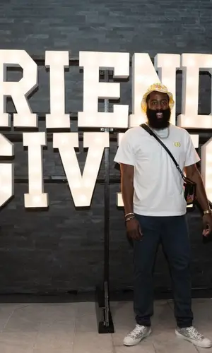 James Harden wearing Dior hat