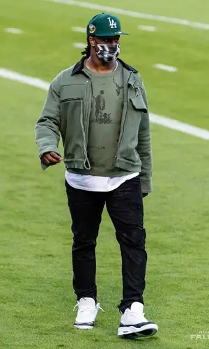 Todd Gurley wearing Purple Brand jeans