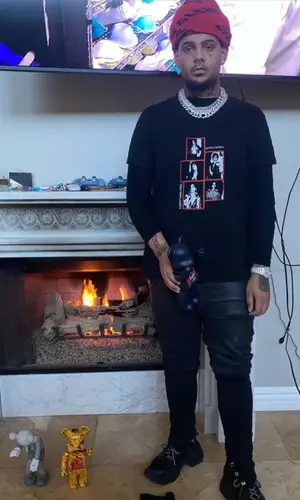 Smokepurpp wearing Balenciaga hat