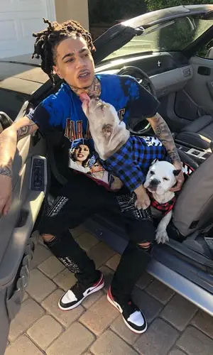 YBN Nahmir wearing FashionNova t-shirt