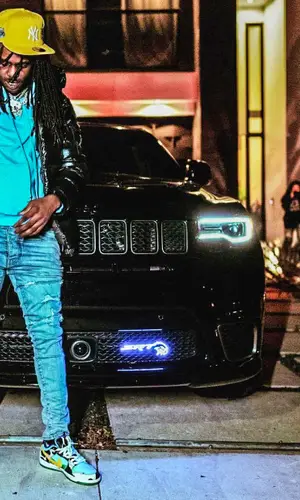 Chief Keef wearing Chrome Hearts hoody