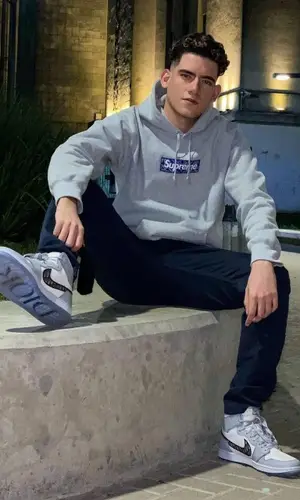 TheDonato wearing Supreme hoody