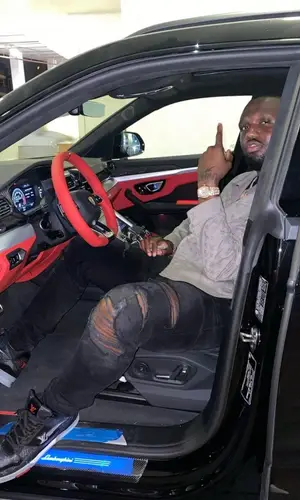 Headie One wearing Amiri jeans