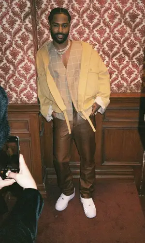 Big Sean wearing Jacquemus jacket