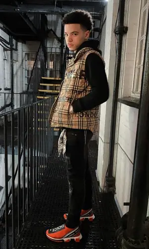 Lil Mosey wearing Burberry other