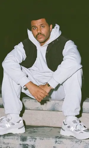 The Weeknd wearing Los Angeles Apparel pants