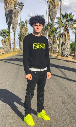 Bankrol Hayden wearing Christian Louboutin sneakers