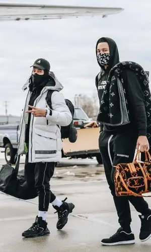 Ben Simmons wearing Louis Vuitton other