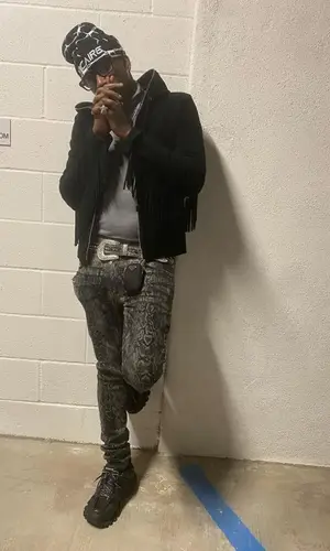 Lil Duke wearing Chrome Hearts eyewear