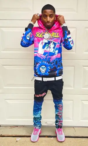 Funny Mike wearing Louis Vuitton belt