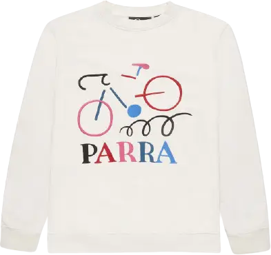 parra broken bike crewneck