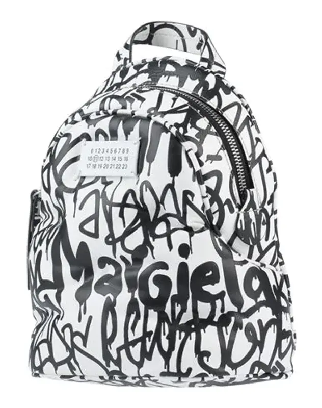 Maison Margiela Backpack & Fanny Pack In White $1111